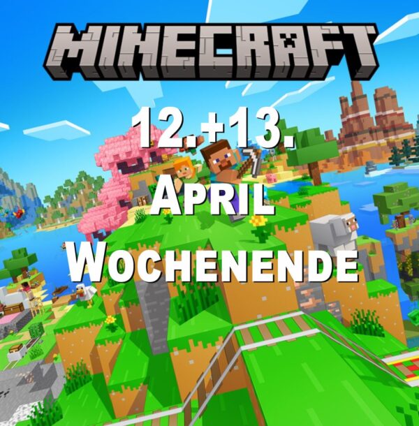 Python & Minecraft - Programmieren für Anfänger und Fortgeschrittene | Wochenende 12.+13. April 2025