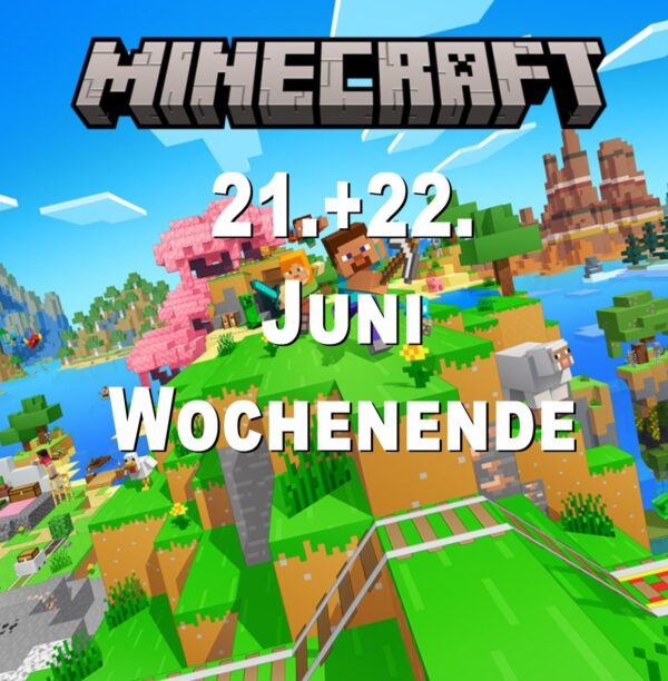 Python & Minecraft - Programmieren für Anfänger und Fortgeschrittene | Wochenende 21.+22. Juni 2025