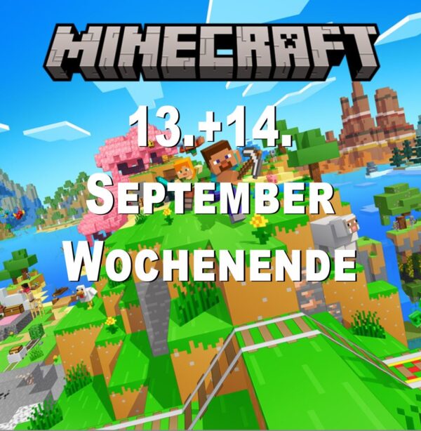 Python & Minecraft - Programmieren für Anfänger und Fortgeschrittene | Wochenende 13.+14. September 2025